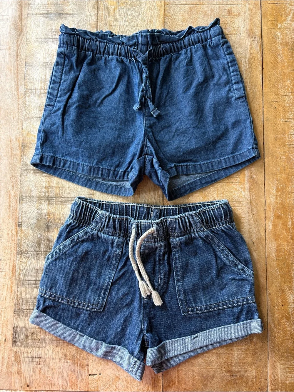 Girls Denim Drawstring Shorts size 3t